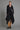 Handkerchief-Hem Black Tweed Skirt