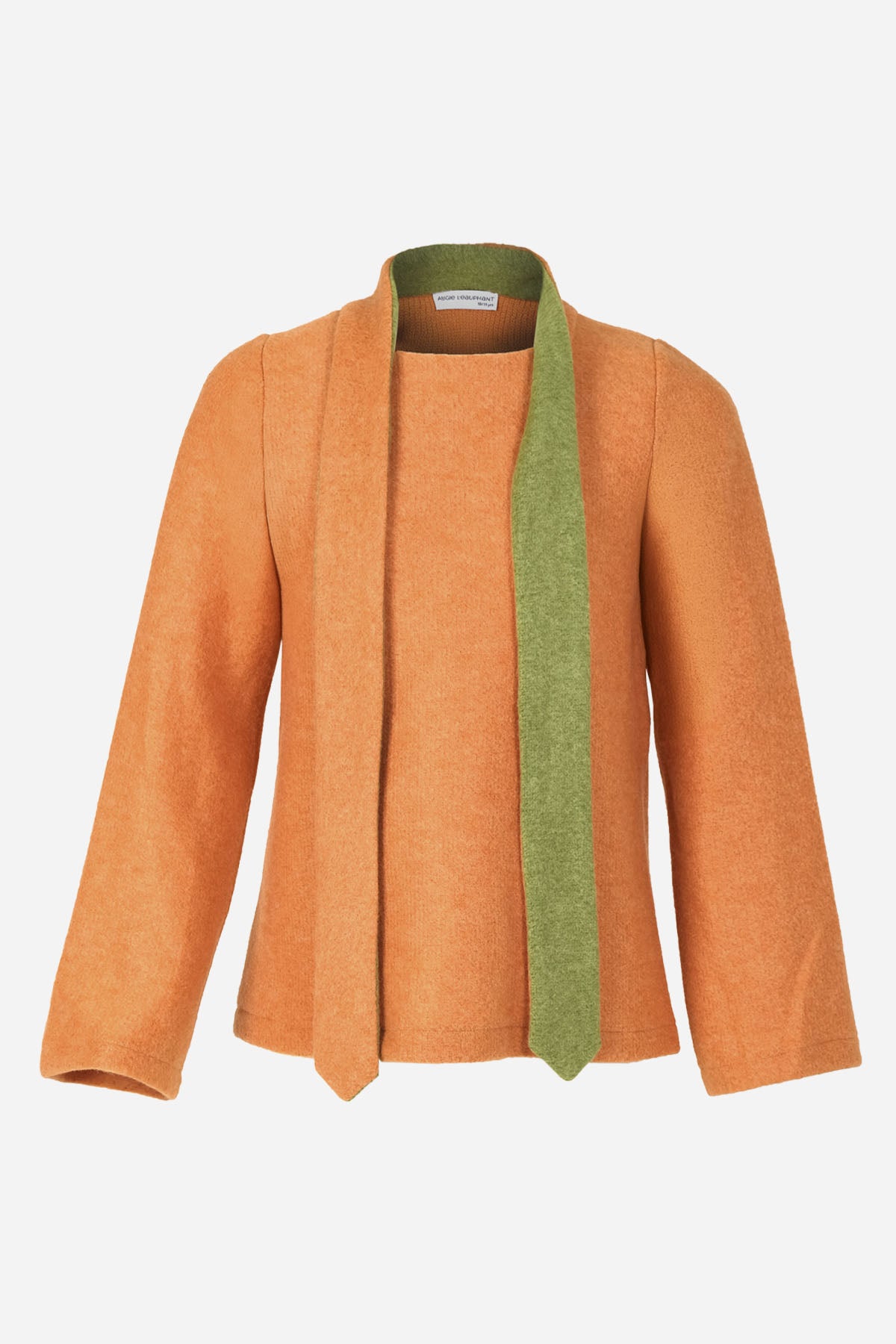 Orange and Green Sweater