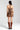 Orange-Brown Chiffon Dress
