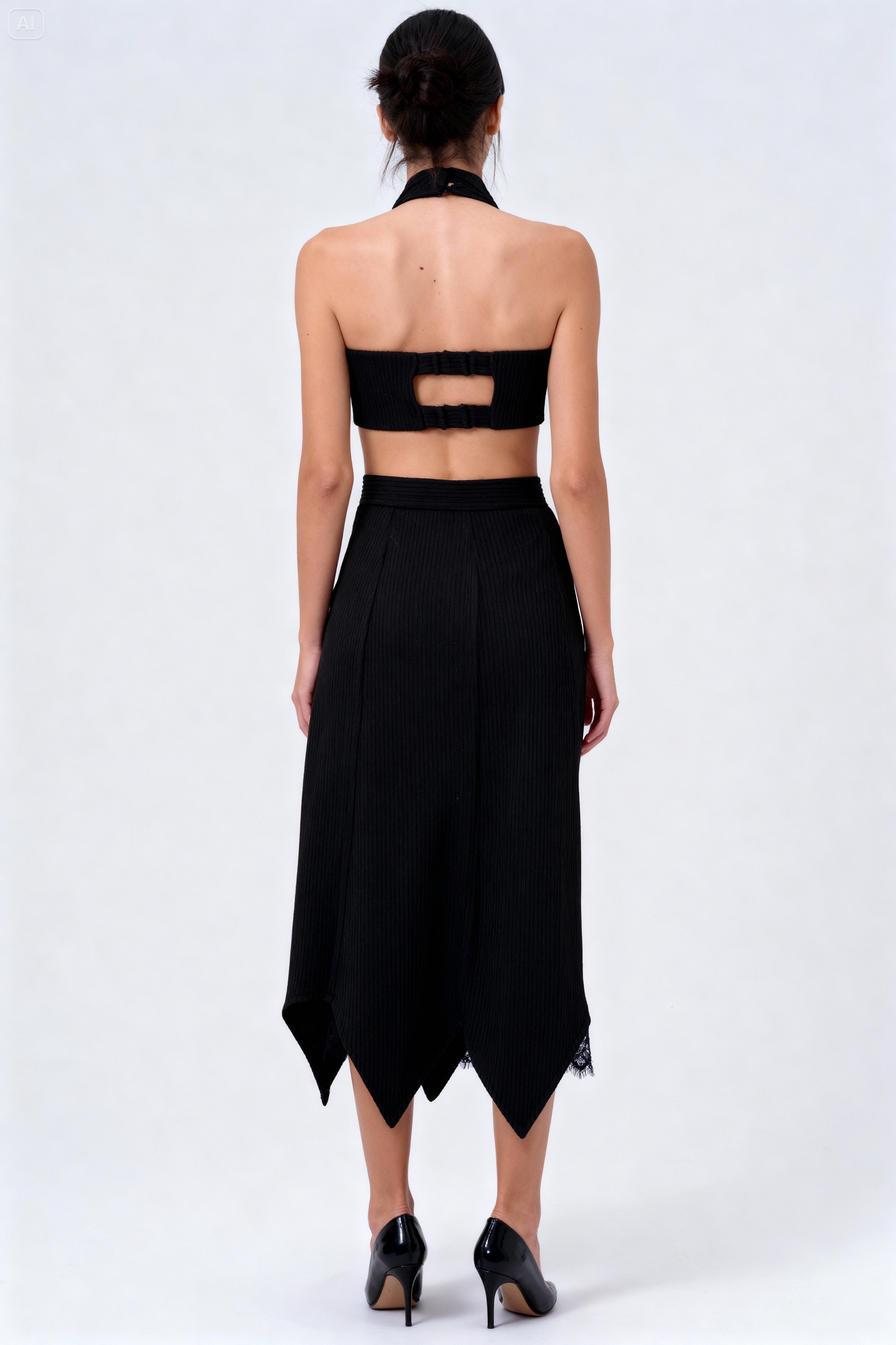 Black Knitted Dress